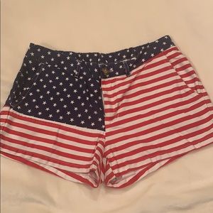 Chubbies flag shorts
